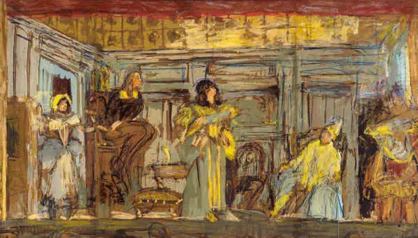 Der eingebildete Kranke - Édouard Vuillard