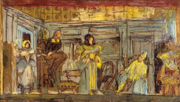 Der eingebildete Kranke - Édouard Vuillard