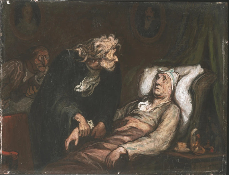 Der eingebildete Kranke - Honoré Daumier