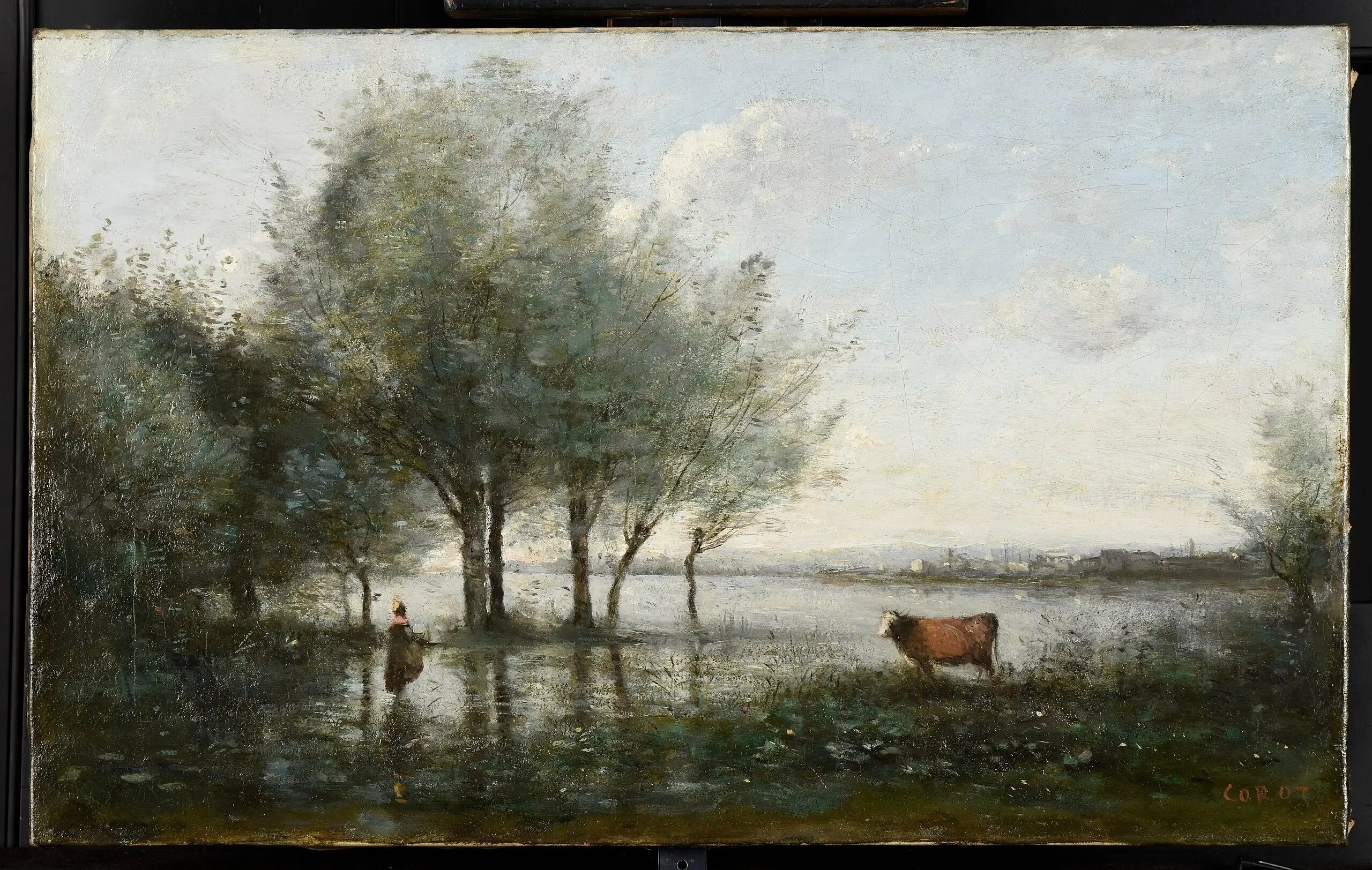 Le Marais - Jean-Baptiste Camille Corot image 1 tableau peint à l’huile sur toile