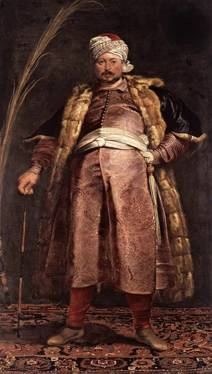 Der Händler Nicolas des Respaigne als Pilger von Jerusalem - Peter Paul Rubens