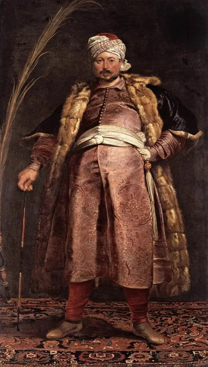 Der Händler Nicolas des Respaigne als Pilger von Jerusalem - Peter Paul Rubens