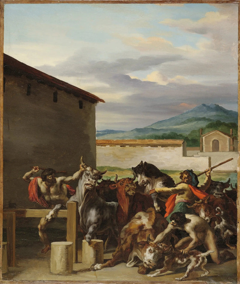 Der Rindermarkt - Théodore Géricault