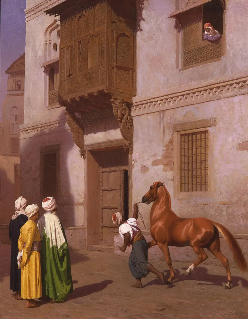 Der Pferdemarkt - Jean-Léon Gérôme