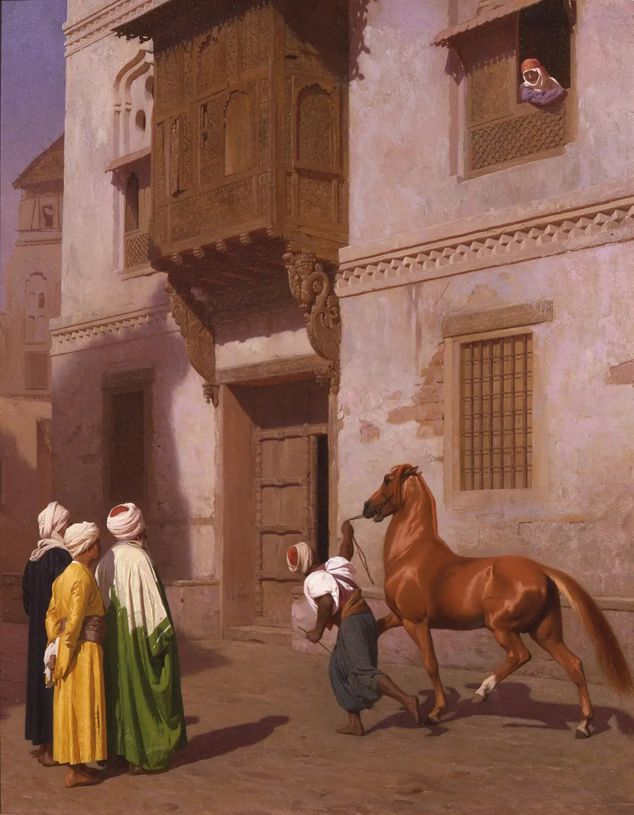Der Pferdemarkt - Jean-Léon Gérôme