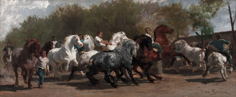 Der Pferdemarkt - Rosa Bonheur