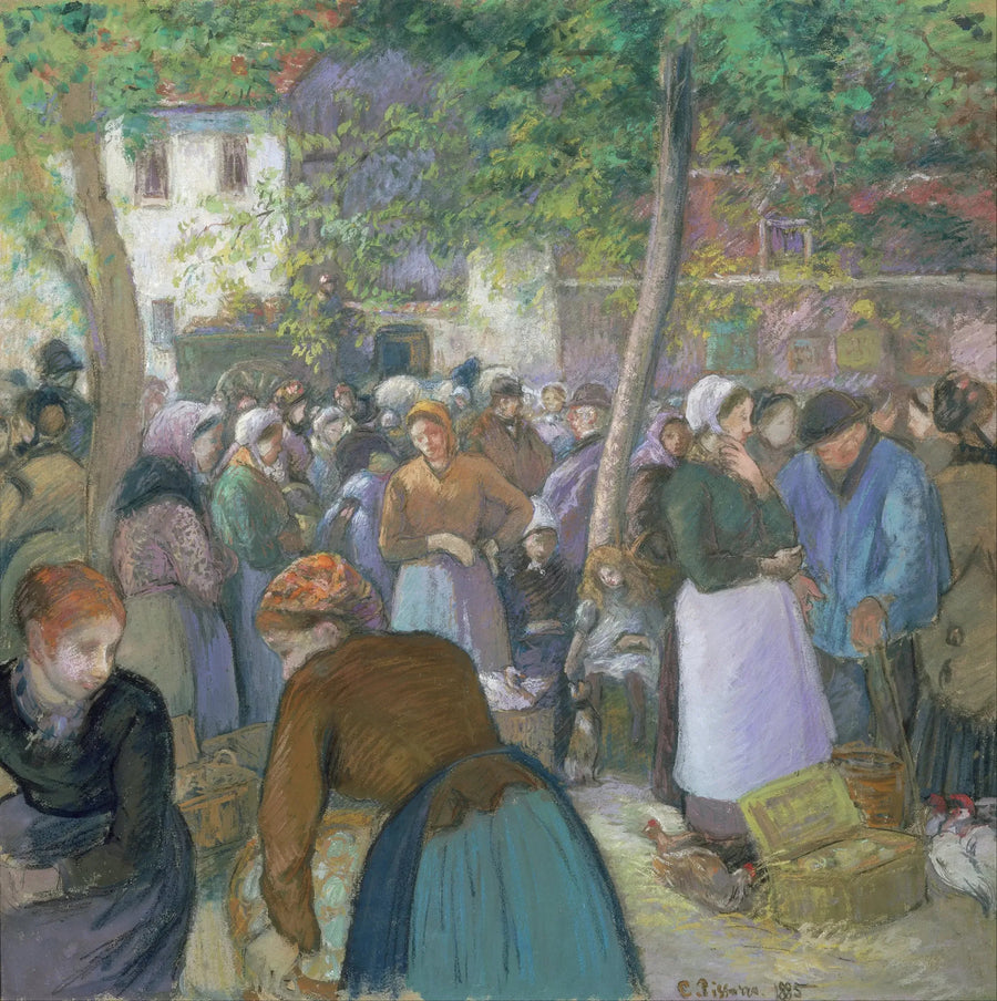 Der Markt von Gisors - Camille Pissarro