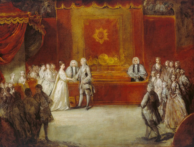 Die Hochzeit von George III - Joshua Reynolds