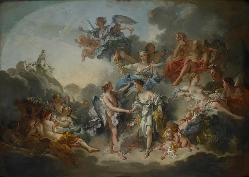 Die Hochzeit der Liebe und Psyche - François Boucher