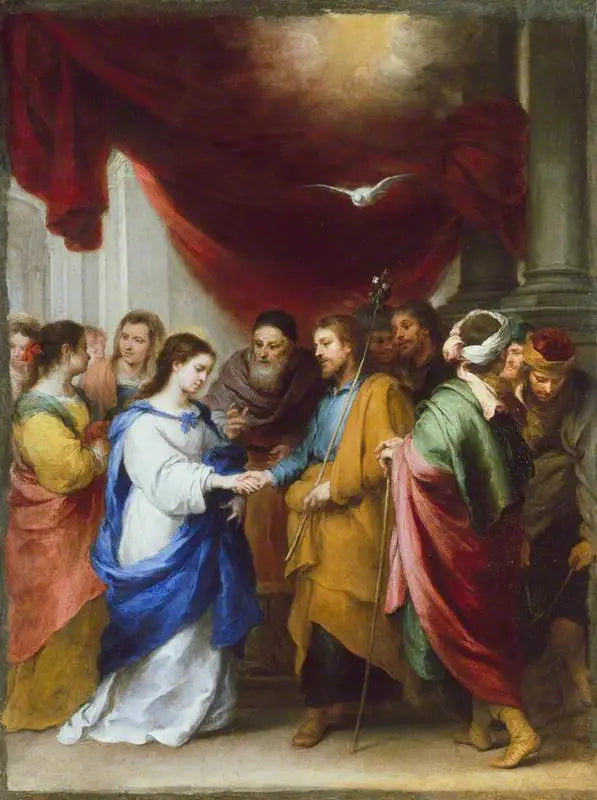 Die Hochzeit der Jungfrau - Bartolomé Esteban Murillo