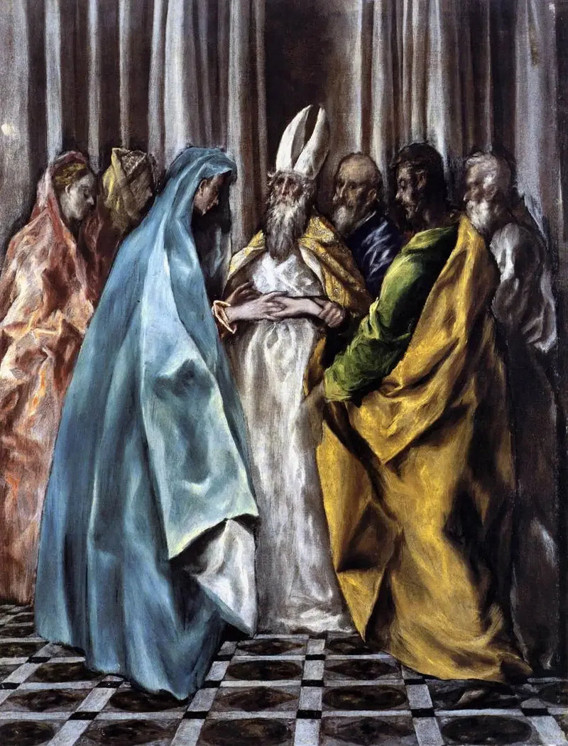 Die Hochzeit der Jungfrau - El Greco