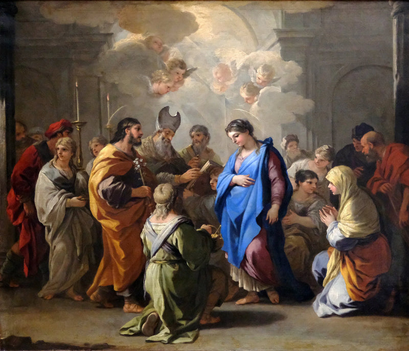 Die Hochzeit der Jungfrau - Luca Giordano