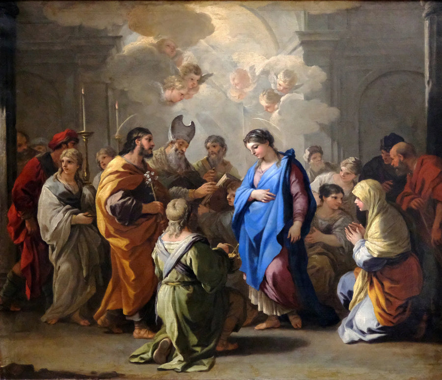 Die Hochzeit der Jungfrau - Luca Giordano