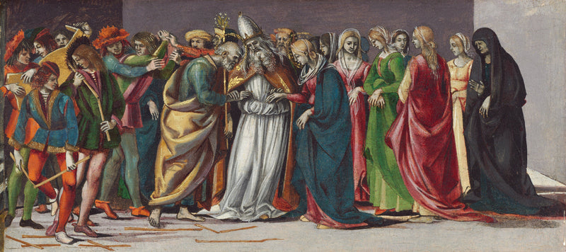 Die Hochzeit der Jungfrau - Luca Signorelli
