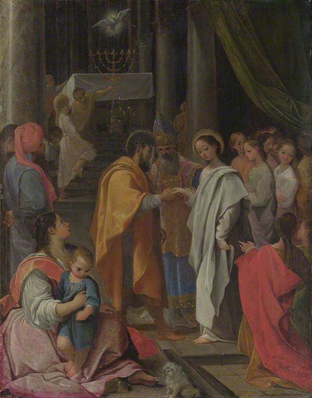 Die Hochzeit der Jungfrau - Ludovico Carracci