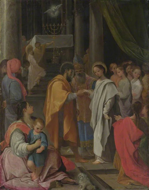 Die Hochzeit der Jungfrau - Ludovico Carracci