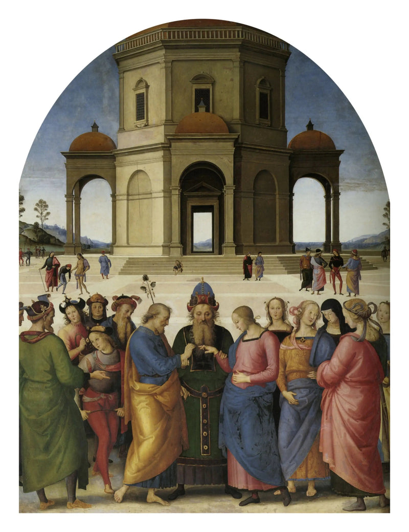 Die Hochzeit der Jungfrau - Pietro Perugino