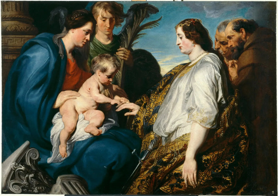 Das mystische Ehepaar von Sainte Catherine - Antoine van Dyck