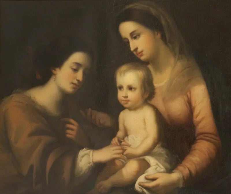 Das mystische Ehepaar der heiligen Katharina von Alexandria - Bartolomé Esteban Murillo
