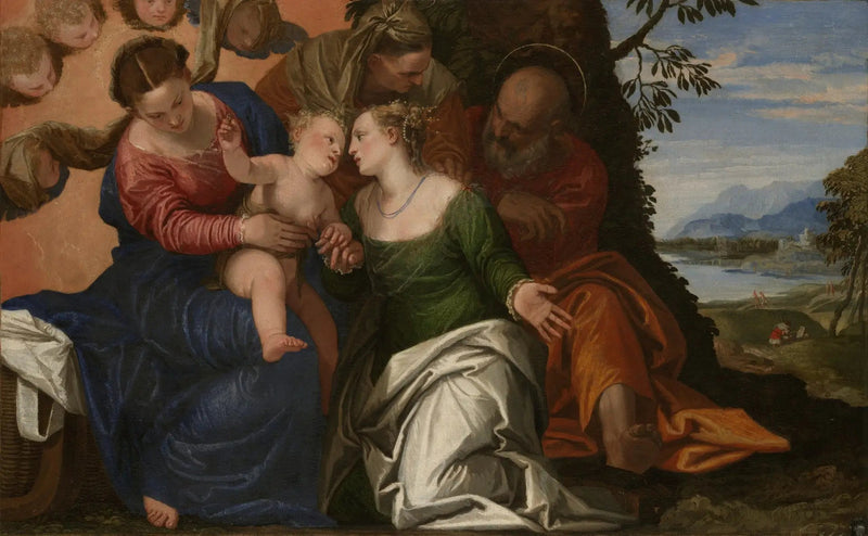Das mystische Ehepaar von Sainte Catherine - Paul Véronèse