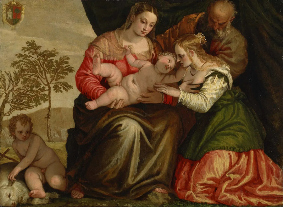 Das mystische Ehepaar der Heiligen Katharina. - Paul Véronèse