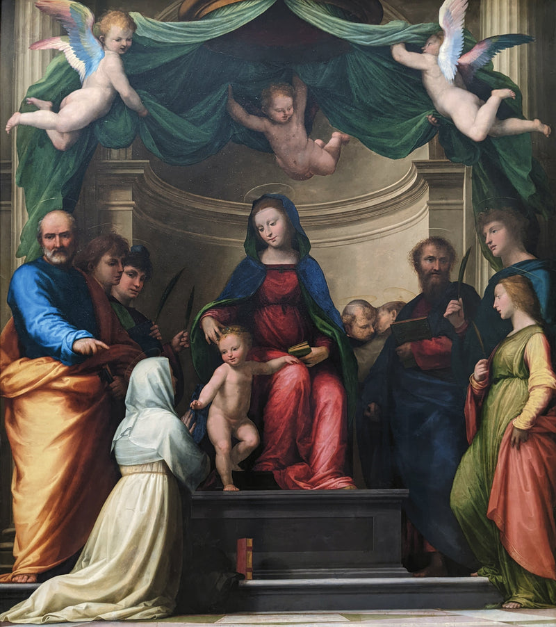 Die mystische Hochzeit der Heiligen Katharina von Siena - Fra Bartolomeo