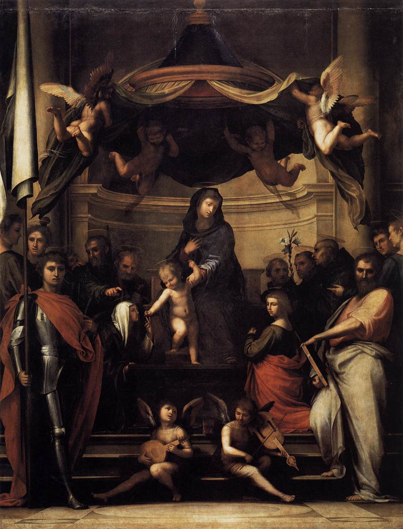 Die mystische Heirat der heiligen Katharina von Siena - Fra Bartolomeo