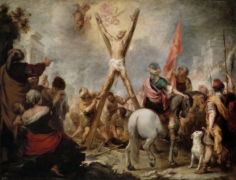 Der Märtyrertod des heiligen Andreas - Bartolomé Esteban Murillo