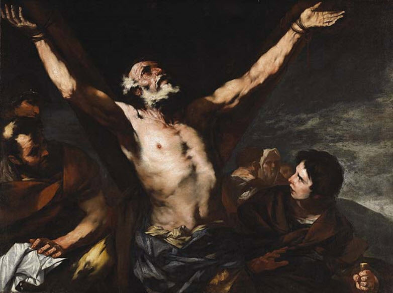 Le martyre de saint André - Luca Giordano image 1 reproduction d’œuvre d’art à l’huile