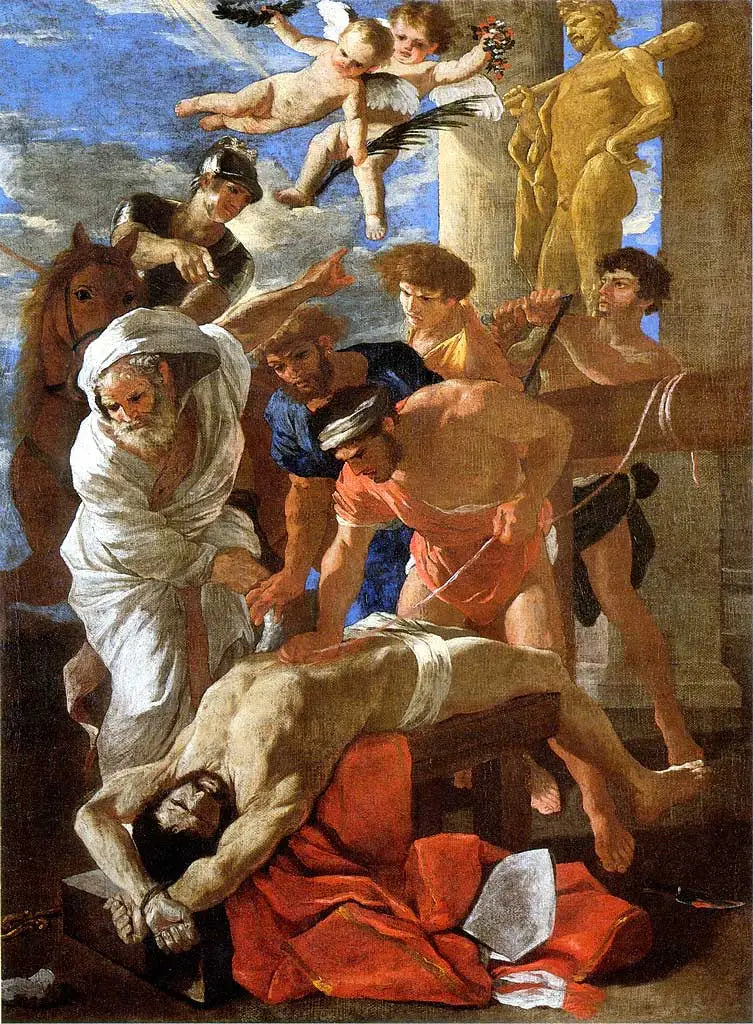 Der Märtyrertod des heiligen Erasmus - Nicolas Poussin