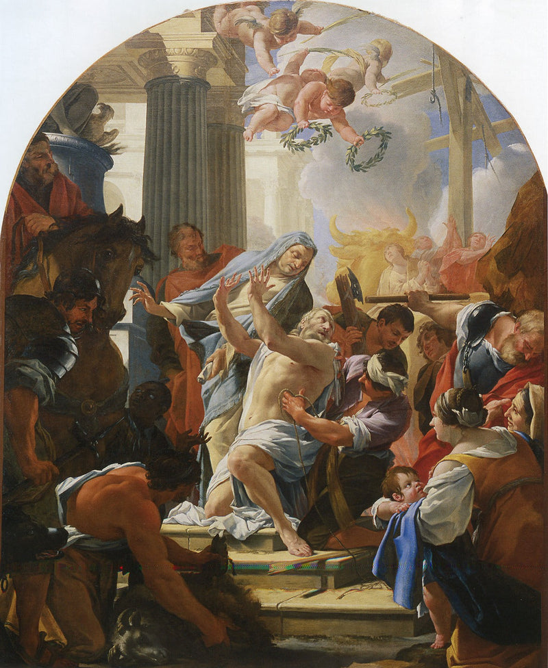 Der Märtyrertod des heiligen Eustachius - Simon Vouet