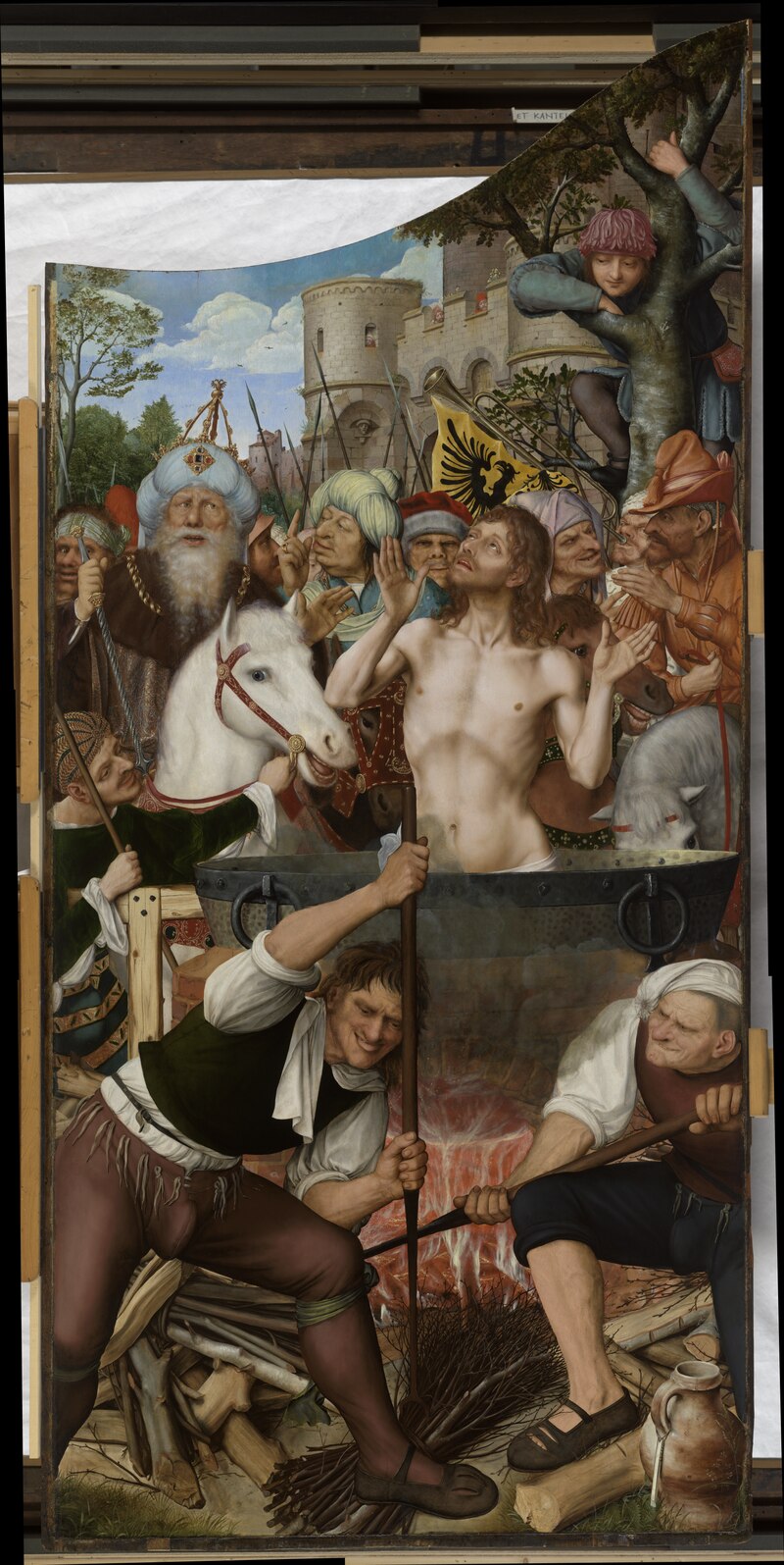 Das Martyrium des heiligen Johannes - Quentin Metsys