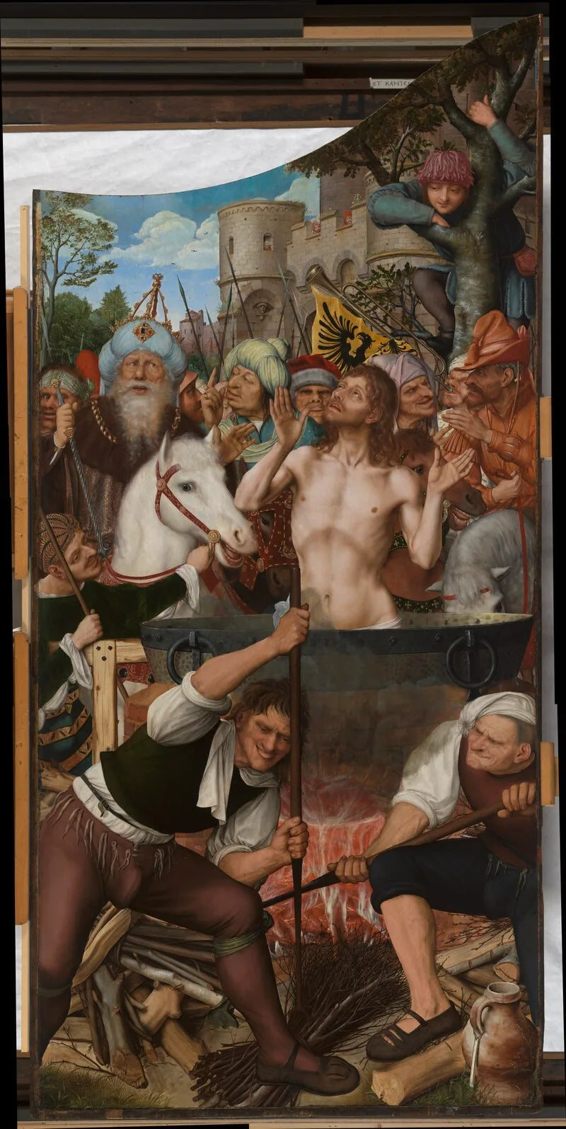 Das Martyrium des heiligen Johannes - Quentin Metsys