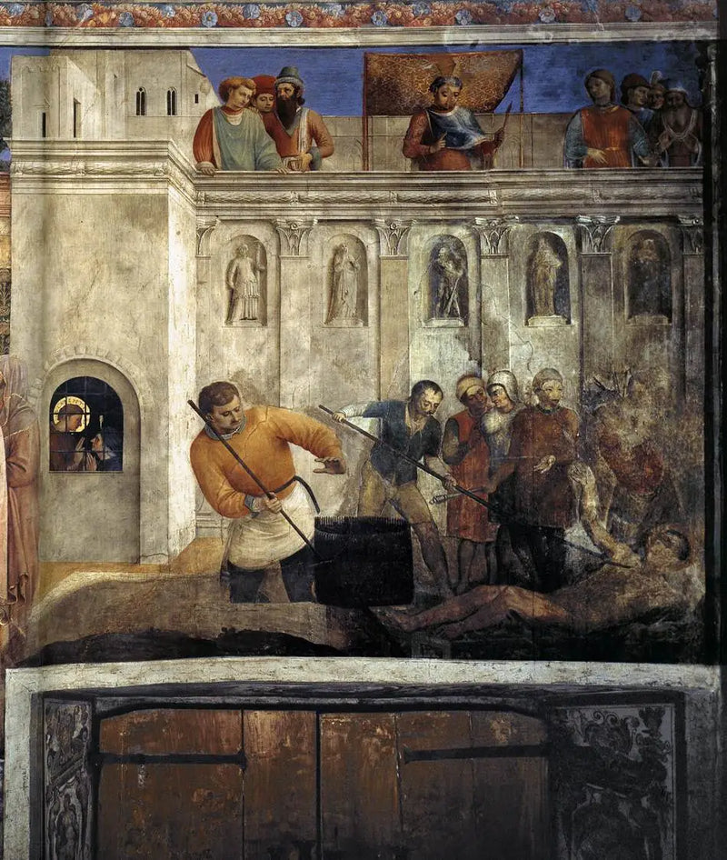 Der Martyrdom des heiligen Laurentius - Fra Angelico