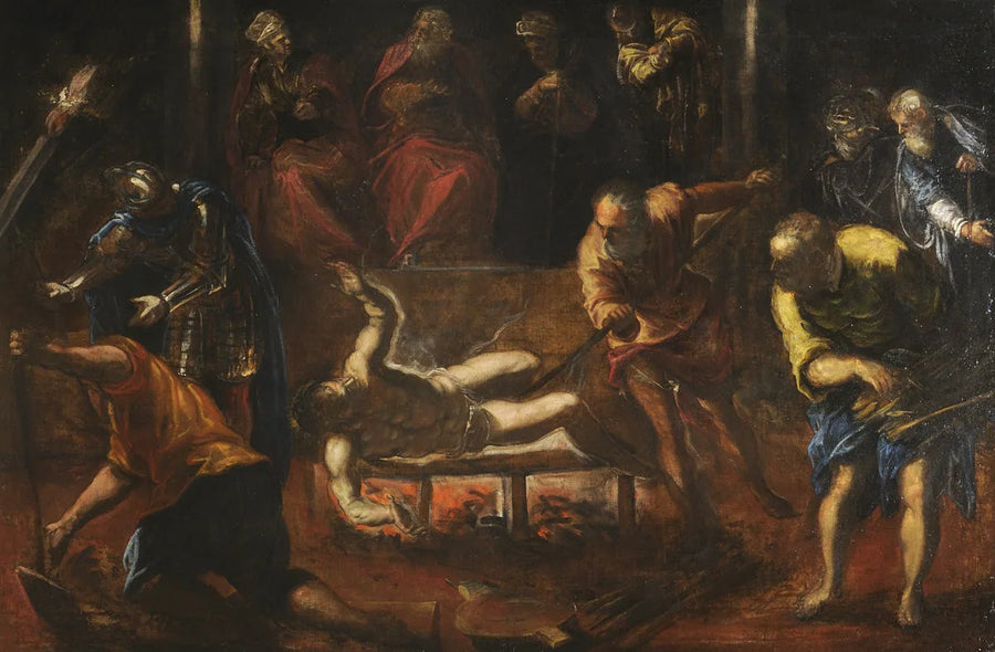 Der Märtyrertod des heiligen Laurentius - Jacopo Tintoretto