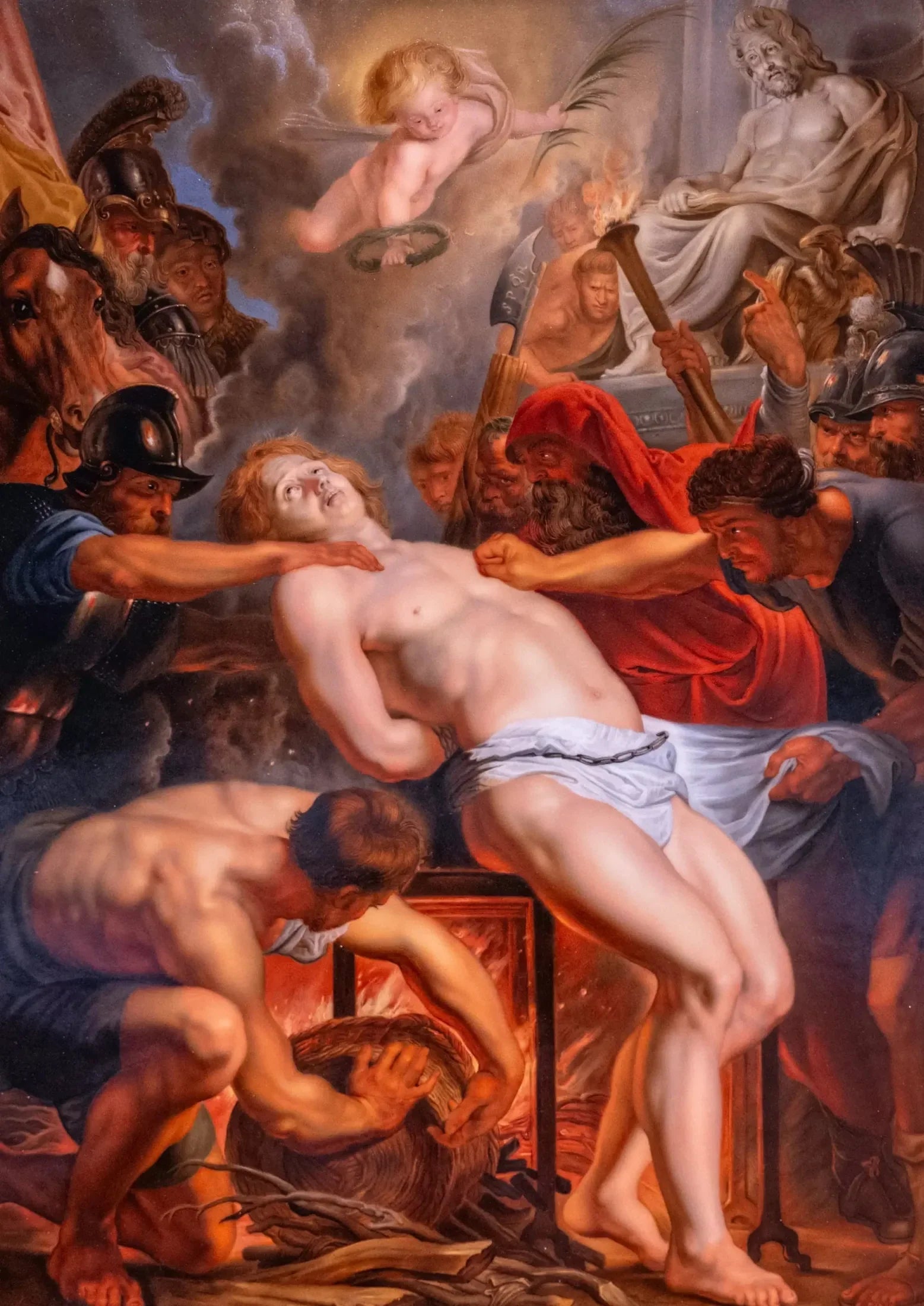 Le martyre de saint Laurent - Peter Paul Rubens image 1 reproduction de peinture à l’huile