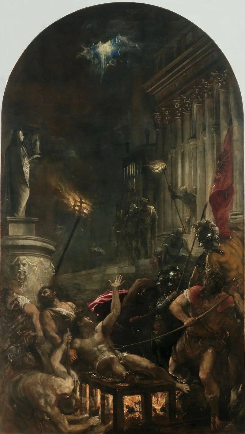 Der Martyrdom des heiligen Laurentius - Titian
