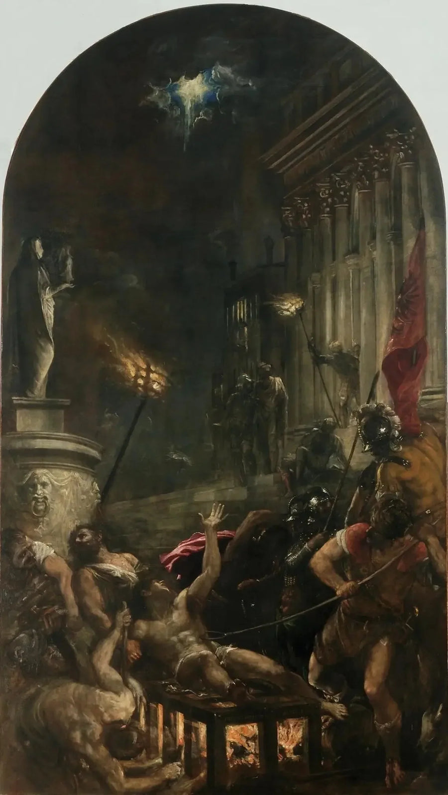 Der Martyrdom des heiligen Laurentius - Titian
