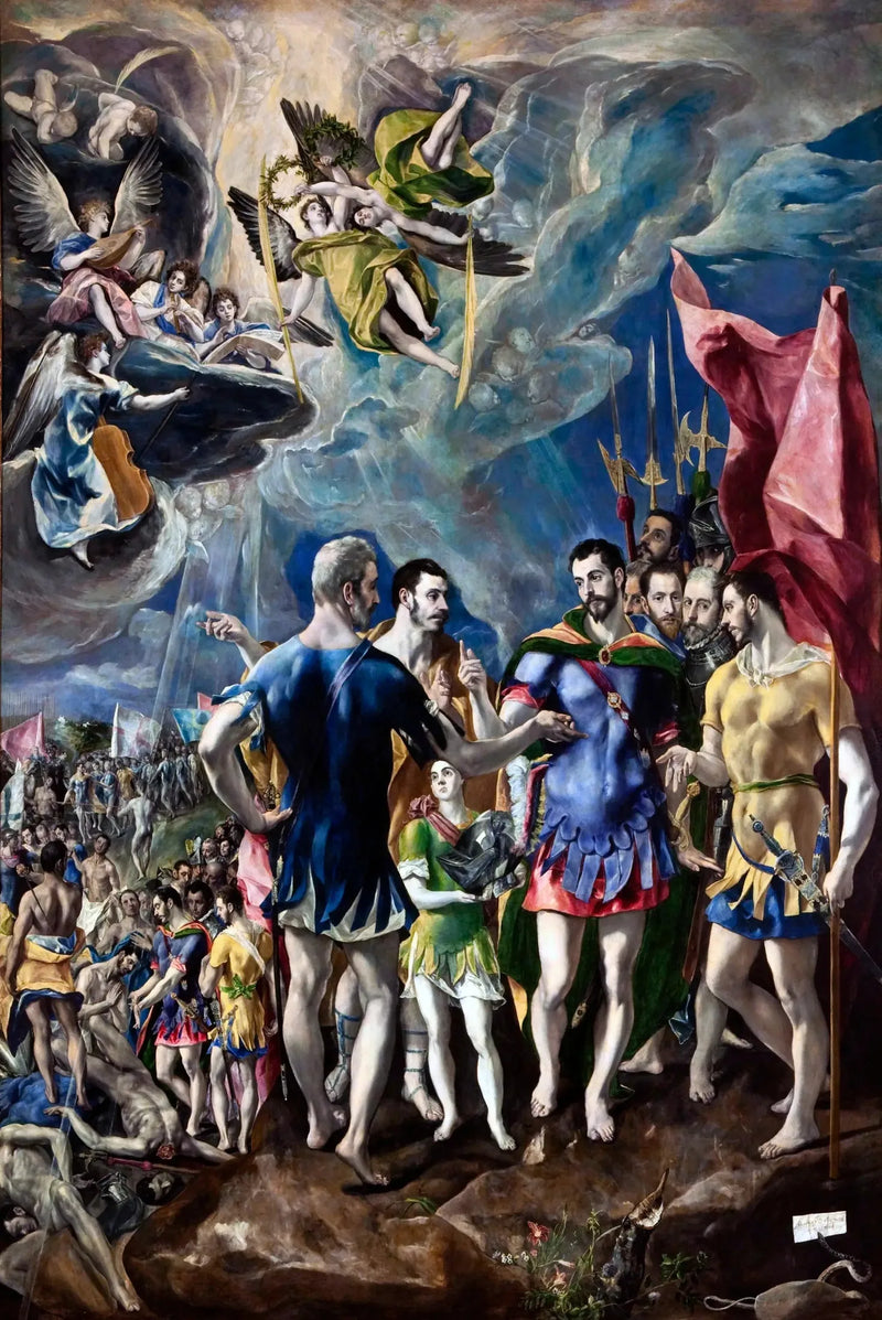 Der Martyrdom des heiligen Mauritius - El Greco