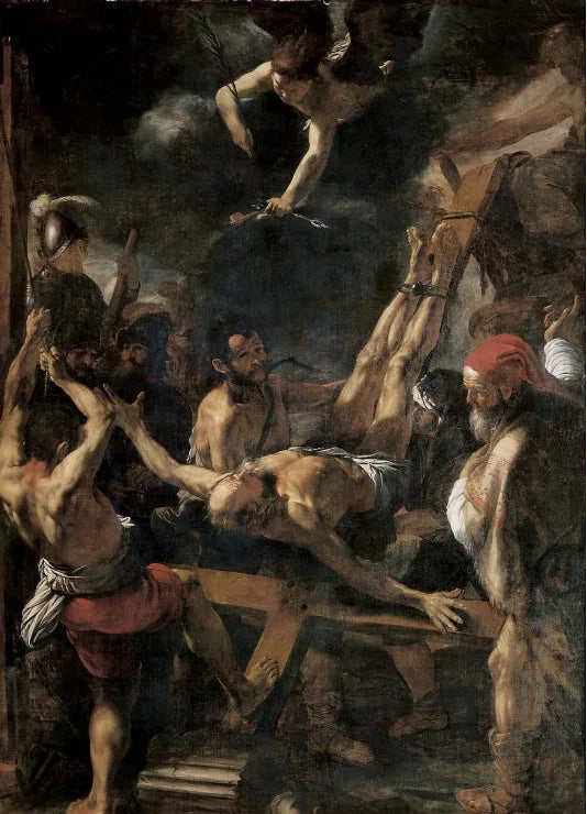 Der Martyrdom des heiligen Petrus - Mattia Preti