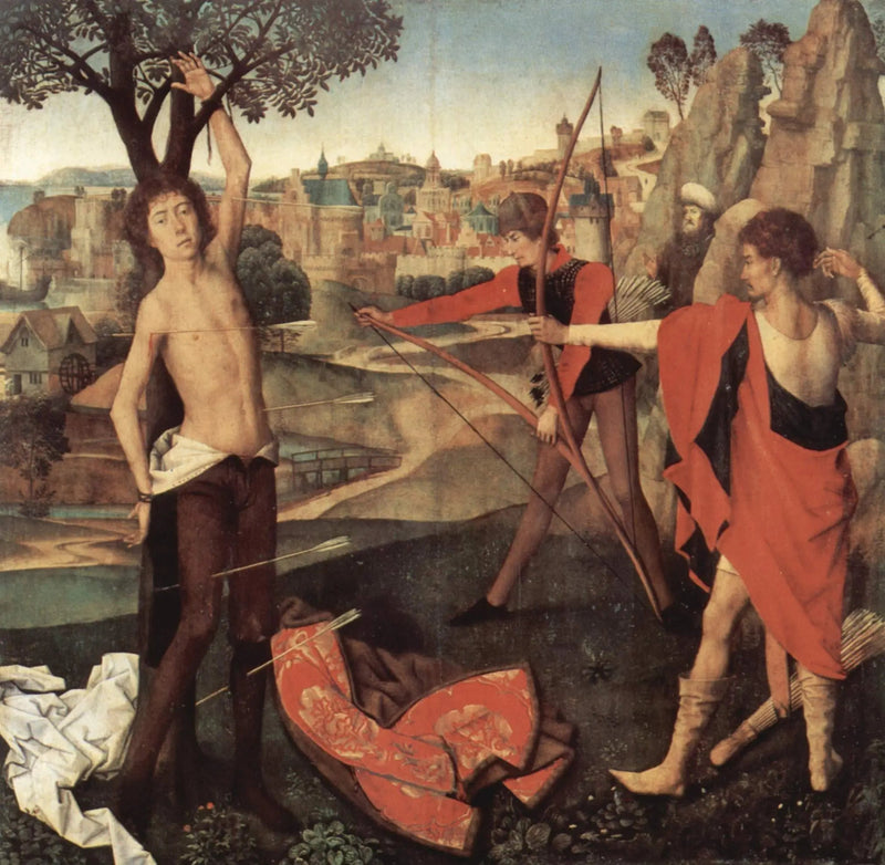 Der Märtyrertod des heiligen Sebastian - Hans Memling