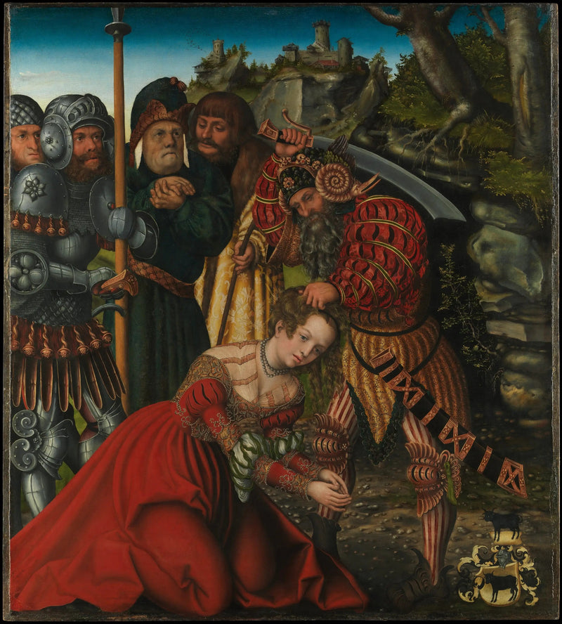 Der Märtyrertod der heiligen Barbara - Lucas Cranach der Ältere