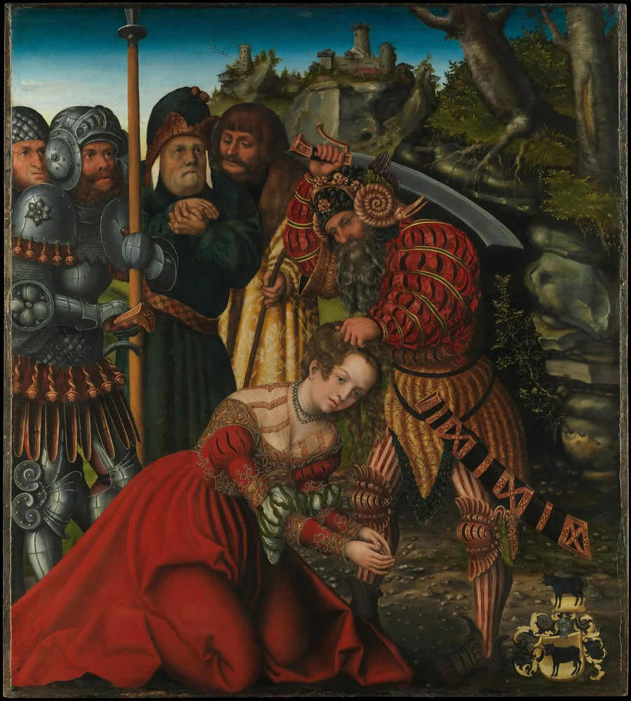 Der Märtyrertod der heiligen Barbara - Lucas Cranach der Ältere