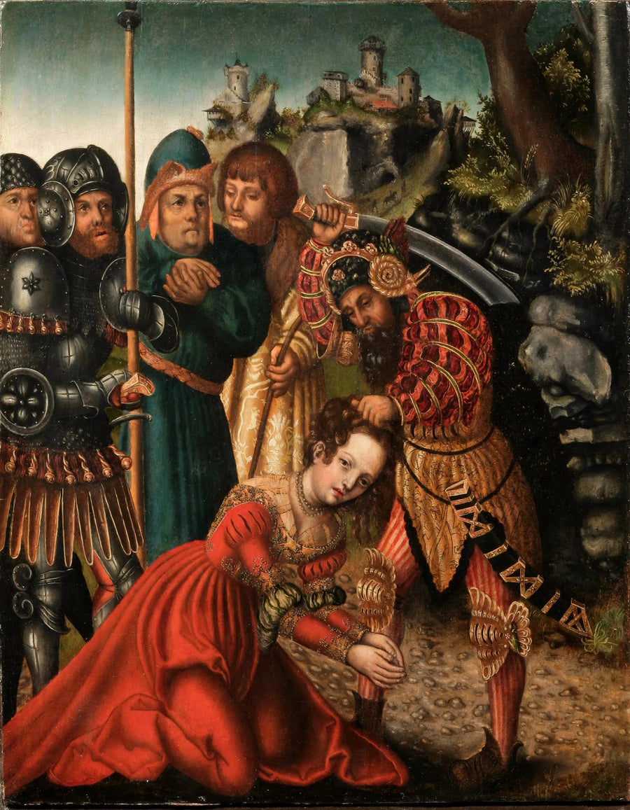 Das Martyrium der heiligen Barbara - Lucas Cranach der Ältere