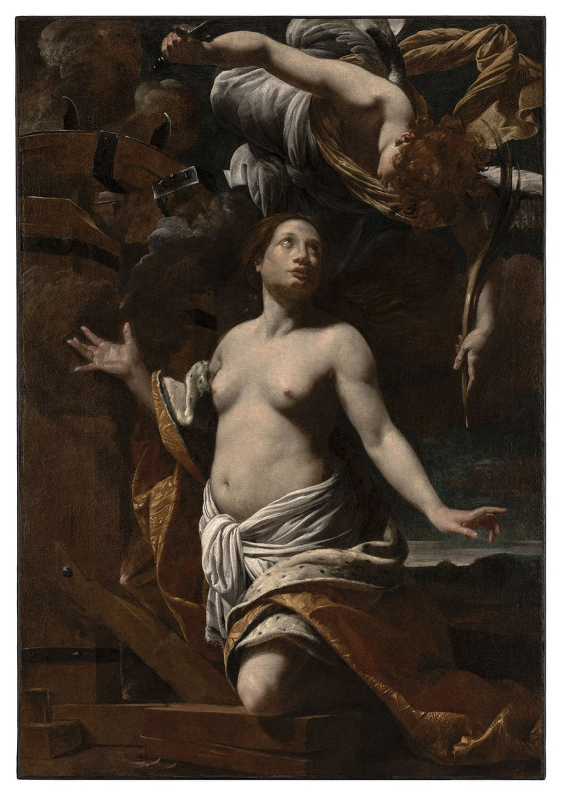 Das Martyrium der Heiligen Katharina - Simon Vouet