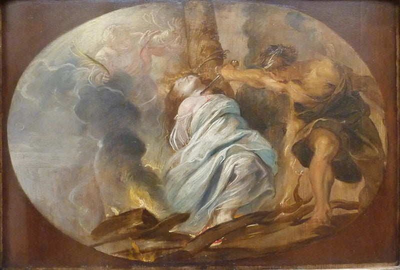 das Martyrium der heiligen Lucia - Peter Paul Rubens