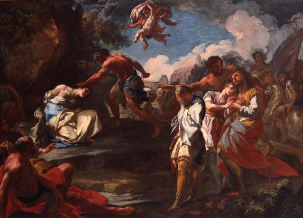 Le Martyre de sainte Marthe - Corrado Giaquinto image 1 reproduction de peinture à l’huile