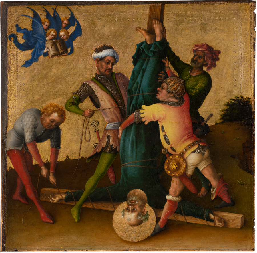 Das Martyrium der Apostel: Das Martyrium des heiligen Petrus - Stefan Lochner