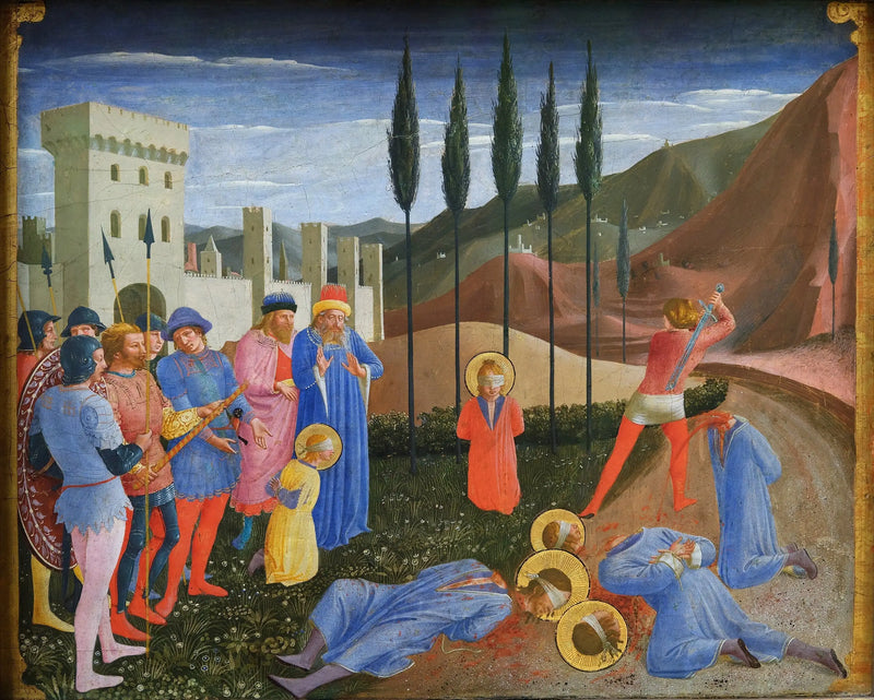 Der Martyrer der Heiligen Cosmas und Damian - Fra Angelico