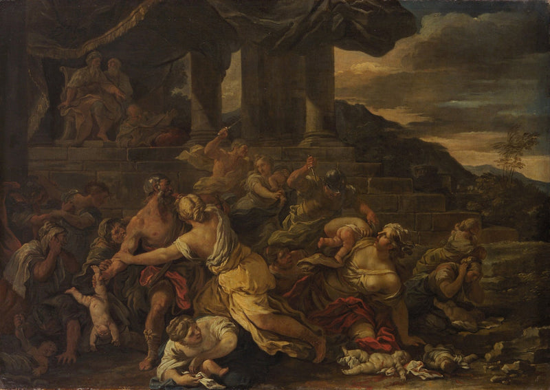 Das Kindermord in Bethlehem - Luca Giordano
